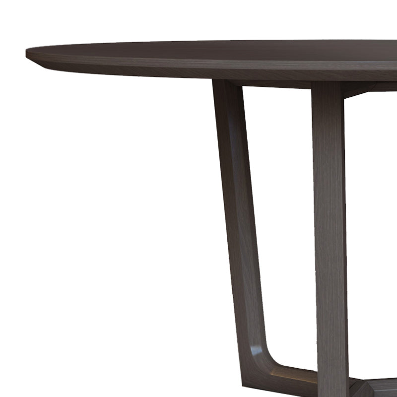 Parson Dining Table with Lazy Susan