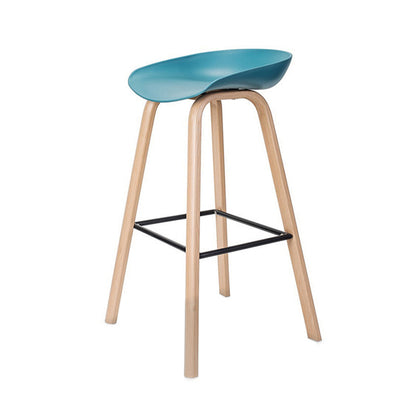 Icon Bar Stool with Metal Leg