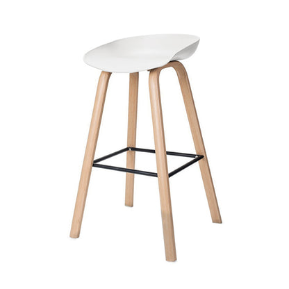 Icon Bar Stool with Metal Leg